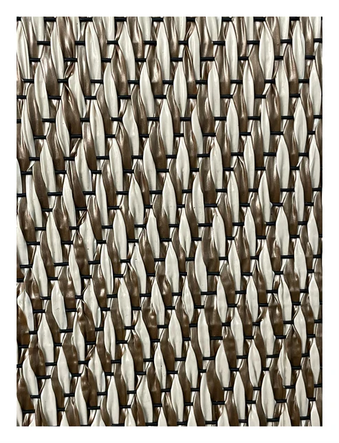 Alfombra vinílica modelo Palma de 250 x 350 cm - alfombra vinílica de pasillo modelo Palma café con blanco.webp