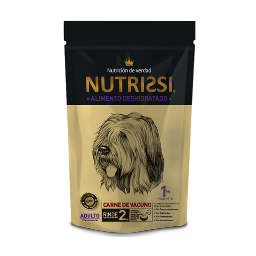 Nutrissi Carne Vacuno equivale 2Kg de pellet