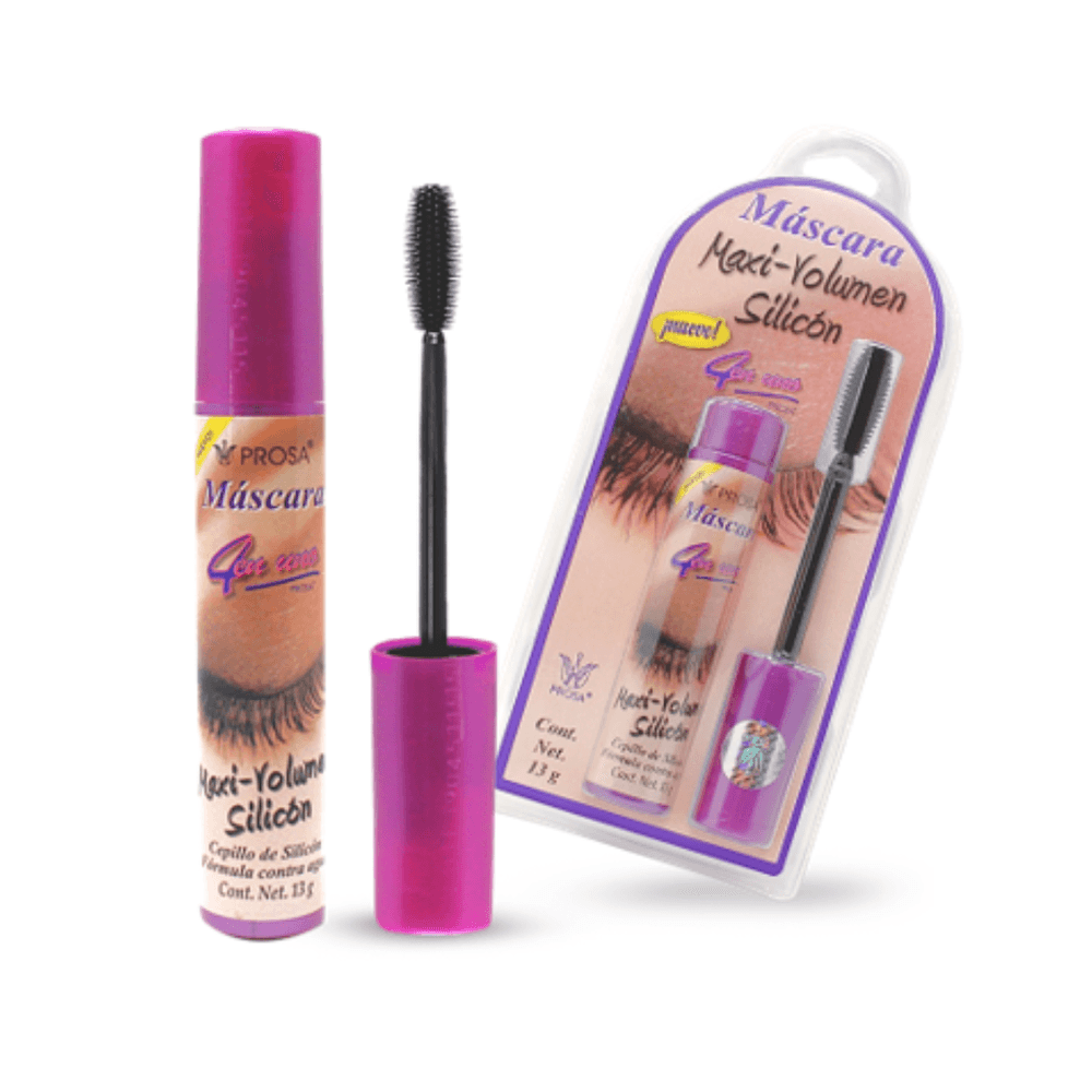 Mascara Pestañas Maxi-Vol Solicon Waterproof 13 g Farmacias Knop