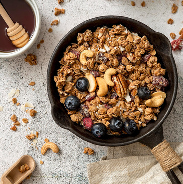 Granola de Manzanas Caramelizadas
