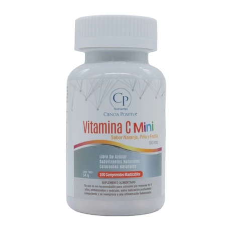 Vitamina C Mini 100mg x100 comprimidos masticables, CPN