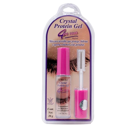 Mascara Pestañas Crystal Protein gel 18 g, Prosa  