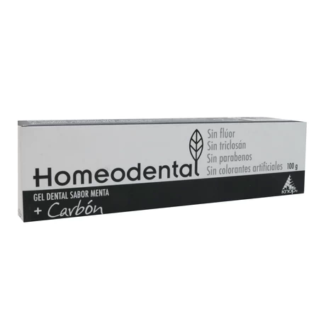Pasta Dental gel c/carbón 100 g, Homeodental - vista alternativa