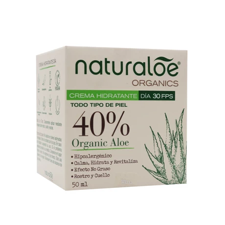 Crema facial hidratante dia 50 ml, Naturaloe - vista alternativa