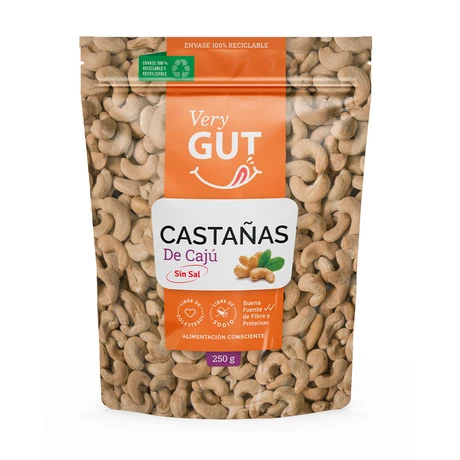 Castañas de Caju sin sal 250 g, Very Gut