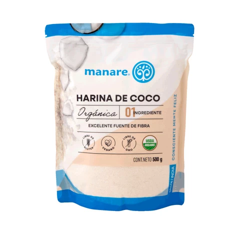 Harina de Coco Orgánica 500 g