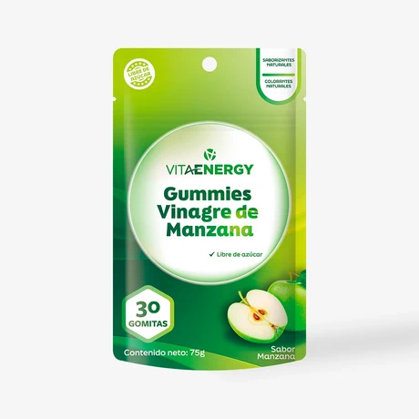 Gummies Vinagre de manzana x30 gomitas, Vita Energy