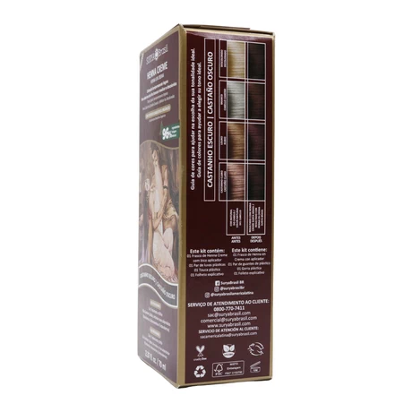 Henna creme Castaño Oscuro - vista alternativa