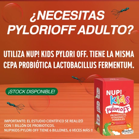 Probióticos NUP Kids Pylorioff  6 Billones x30 sachet, NUP - vista alternativa