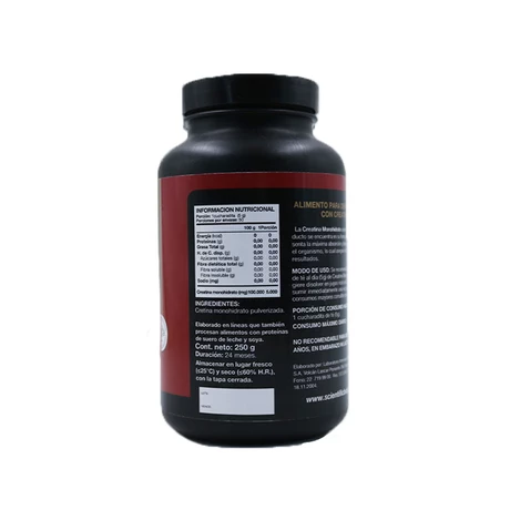 Creatina Monohidrato polvo 250 grs - vista alternativa