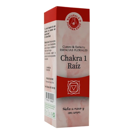 Esencia Floral Chakra 1 Raíz 30 mL, Pharma Knop               