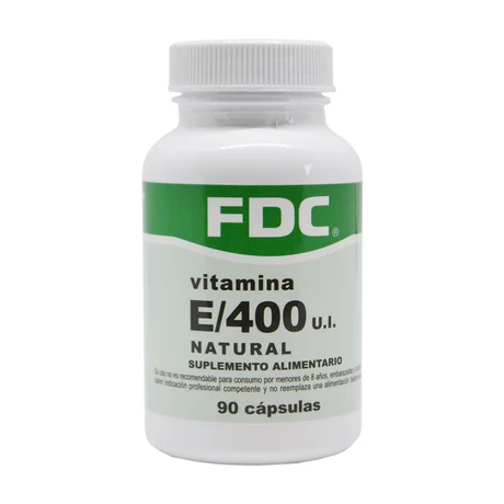 Vitamina E natural 400 mg x 90 cápsulas - FDC