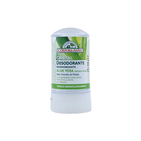 Desodorante barra crystal aloe vera 60 g, corpore sano