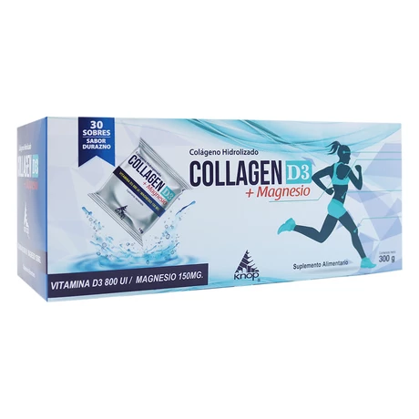 Collagen D3 + Magnesio x 30 sobres -  Knop Laboratorios®