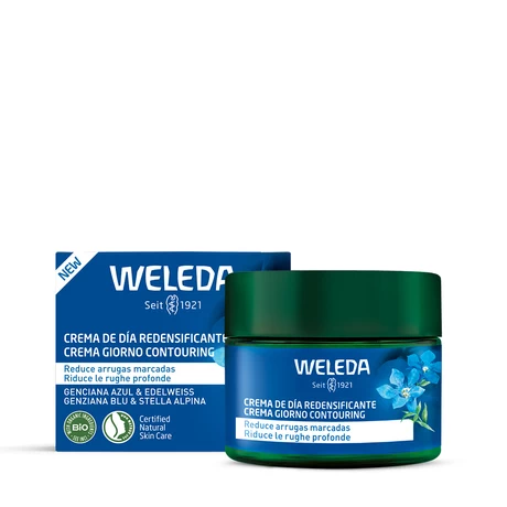 Crema Facial de Día Redensificante de Genciana Azul Y Edelweiss 40 mL