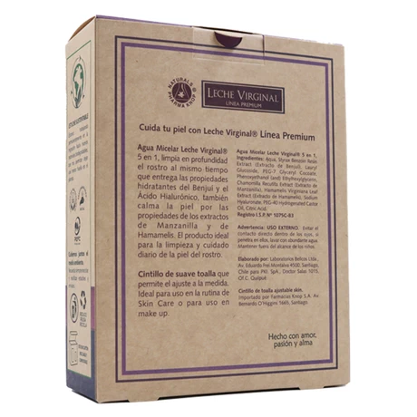 Pack Leche Virginal® Agua Micelar 250 mL + Cintillo SkinCare        - vista alternativa