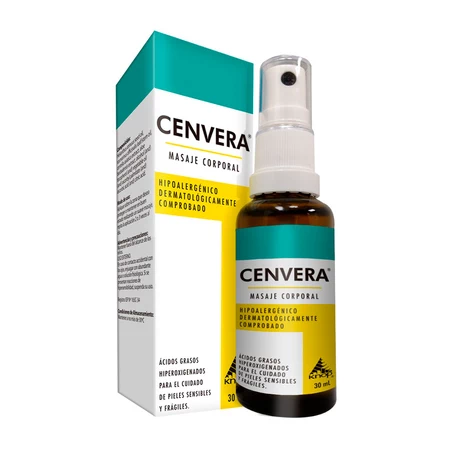 Aceite corporal  nutrición masajes spray 30 ml, Cenvera