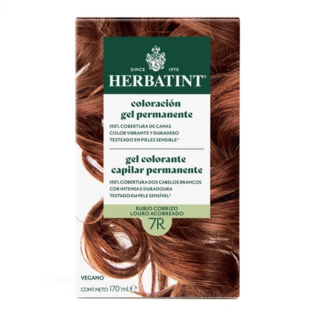 Tintura permanente 7R Rubio Cobrizo 150 ml