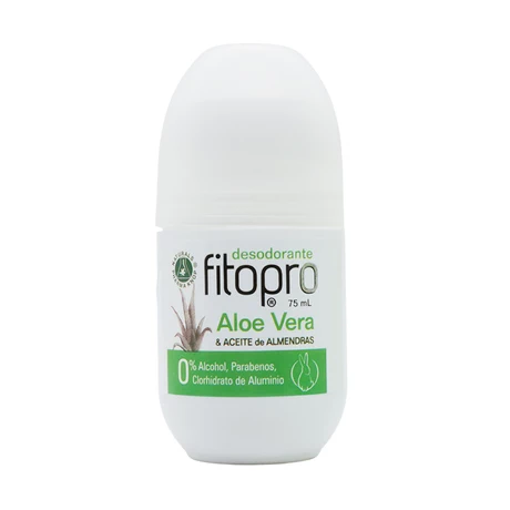 Desodorante Roll-On Aloe Vera Unisex 75 mL - Fitopro®