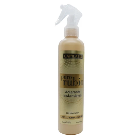 Spray Capilar aclarante instantaneo puro rubio 240 ml, Capilatis