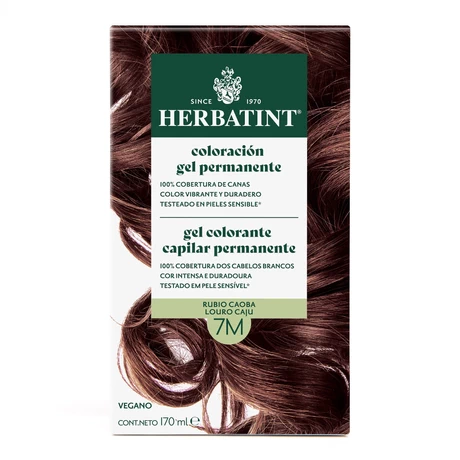 Tintura permanente. 7m rubio caoba 150 ml, herbatint