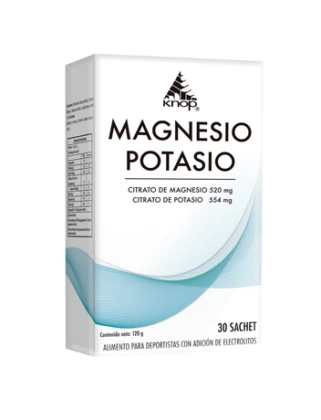 Magnesio + Potasio x30 sachet 4 grs, Knop