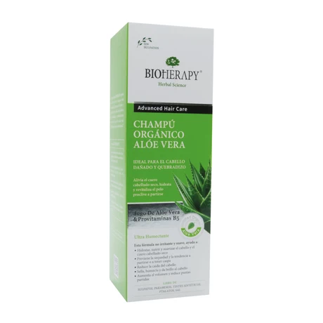 Shampoo Aloe Vera 330 mL Orgánico Bioherapy - vista alternativa