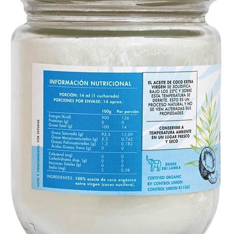 Aceite de Coco Orgánico - Manare - vista alternativa