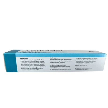 Gel Corporal Masaje con Aceite de Cañamo 50 g - Lefkadol - vista alternativa