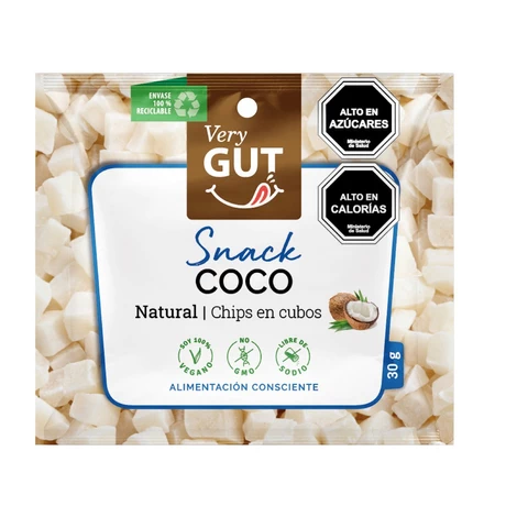 Coco Natural en cubos 30 G Very Gut