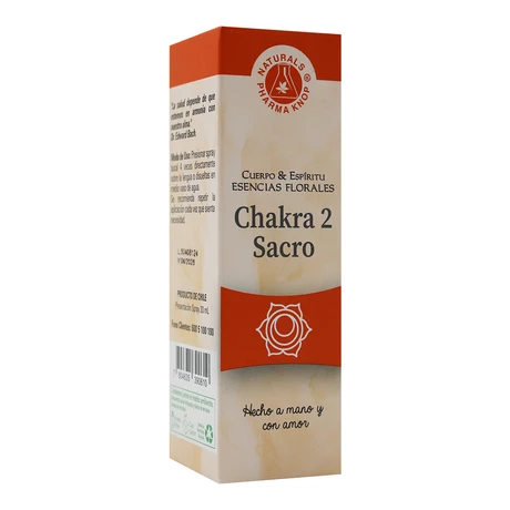 Esencia Floral Chakra 2 Sacro 30 mL, Pharma Knop