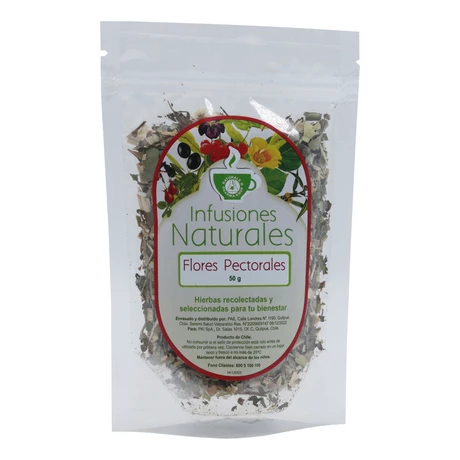 INFUSIÓN NATURAL FLORES PECTORALES 50 g, PHARMA KNOP