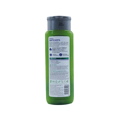 Shampoo Anticaspa Orgánico 300 mL Natur Vital - vista alternativa