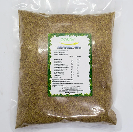 Harina De Linaza Molida Positiv 500 Gr - vista alternativa
