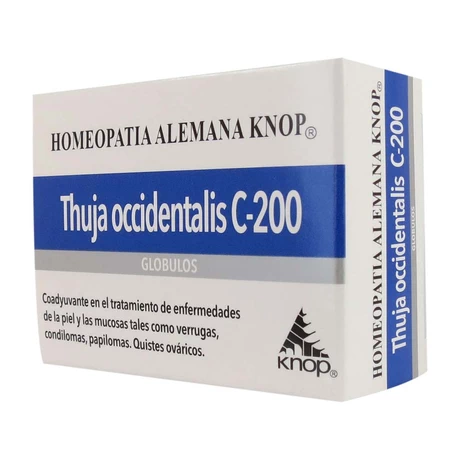 Thuja occidentalis c-200 glob x 4 tubos