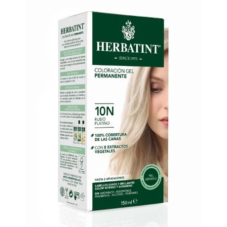 Tintura permanente 10n plat. herbatint