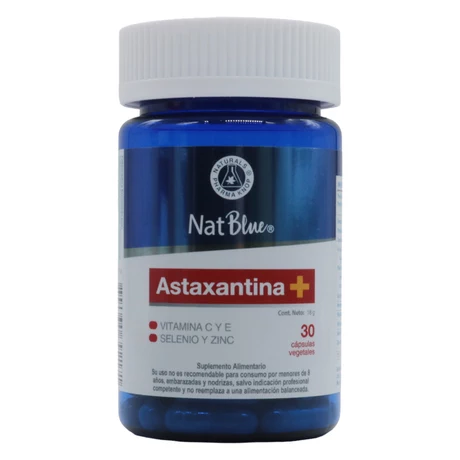 Astaxantina+ x30 Cápsulas, Natblue