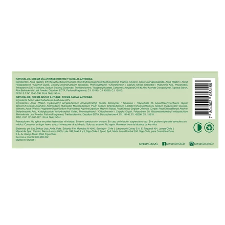 Pack Naturaloe Crema Día 50 g + Noche 50 g antiage - vista alternativa