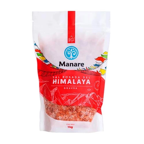 Sal rosada gruesa del himalaya 1 kg, Manare