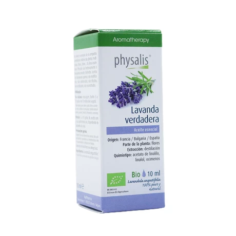 Aceite esencial Lavanda verdadera orgánico 10 mL - Physalis®