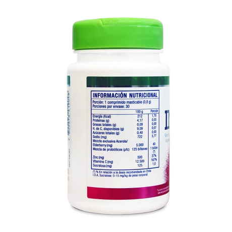Inmuno boost niños x 30 comprimidos masticables - Nutrapharm - vista alternativa