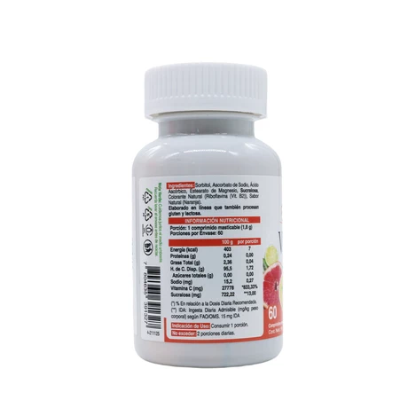 Vitamina C 500 mg x 60 comprimidos masticables, Enjoy your beauty - vista alternativa