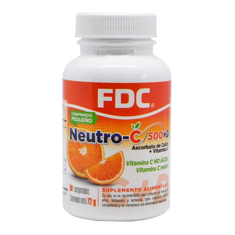 Neutro C 500mg + Vitamina D3 x90 comprimidos - FDC