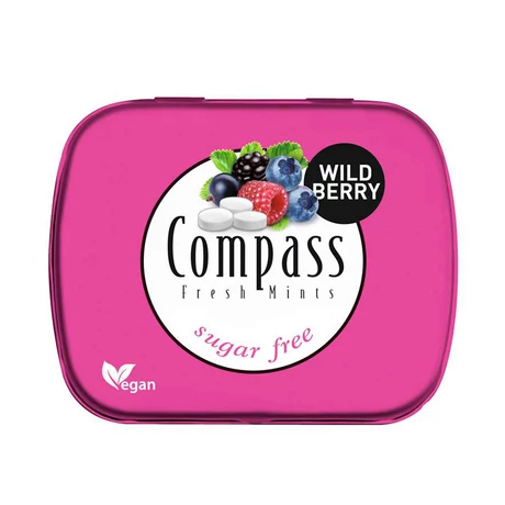 MENTITA MENTOL FRUTOS ROJOS 50 U, COMPASS