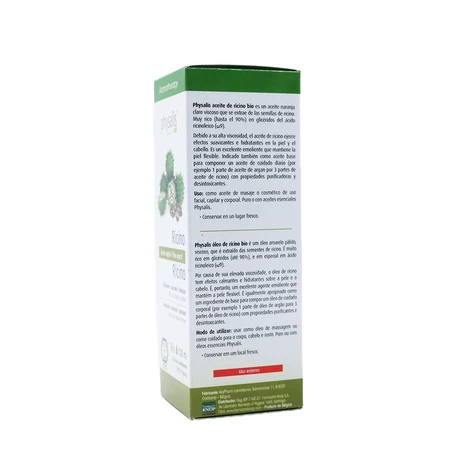 Aceite vegetal Ricino orgánico 100 mL - Physalis® - vista alternativa