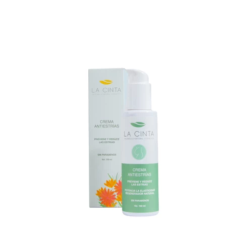 Crema corporal antiestrías Caléndula 150 ml, La Cinta  