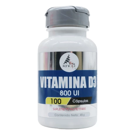 Vitamina D3 800 UI x 100 cápsulas - vista alternativa