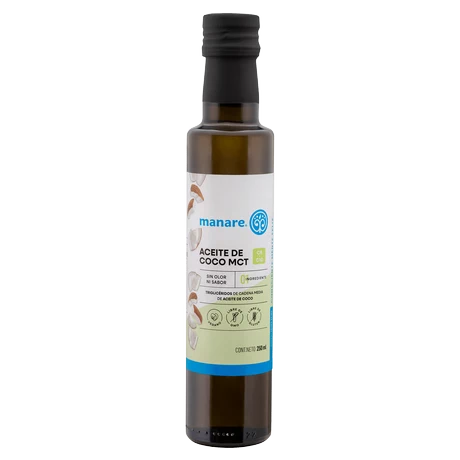 Mct aceite de coco 250 ml, manare
