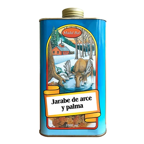 Jarabe de Arce y Palma (Sirope de savia), 1000 mL - Madal Bal 