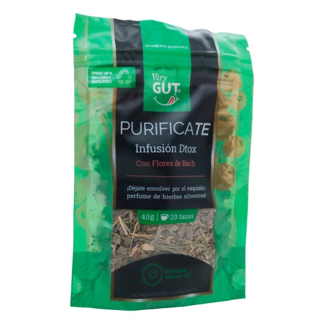 Infusión Dtox -C. Flores de Bach 40g, Very gut